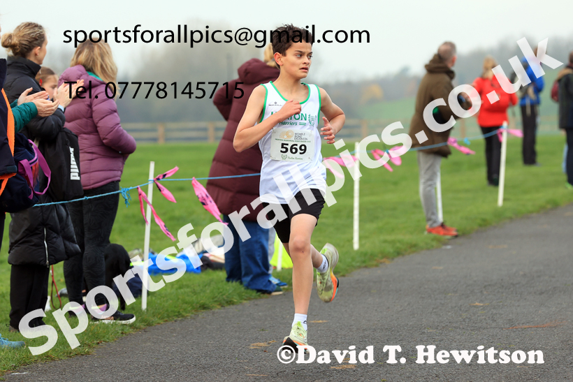Boys and Girls Under-13s 2025 Heaton Memorial 10k Road Race, Newcastle Town Moor, Sunday, November 9th. Photo: David T. Hewitson/Sports for All Pics